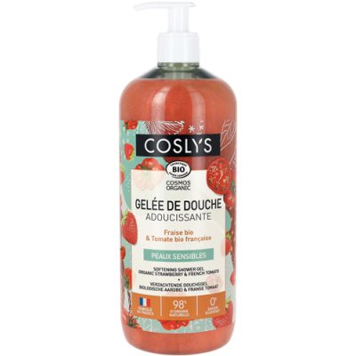 Gelée de douche adoucissante - Fraise bio & tomate bio française