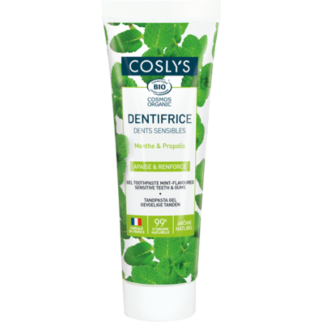 Gel toothpaste mint flavoured sensitive teeth & gums 75ml