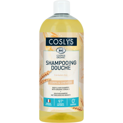 Shampoing douche aux céréales 1L Coslys