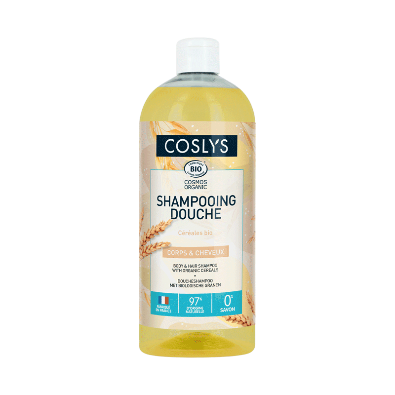 Body & hair shampoo with organic cereals 1L Body & hair shampoo with organic cereals 1L