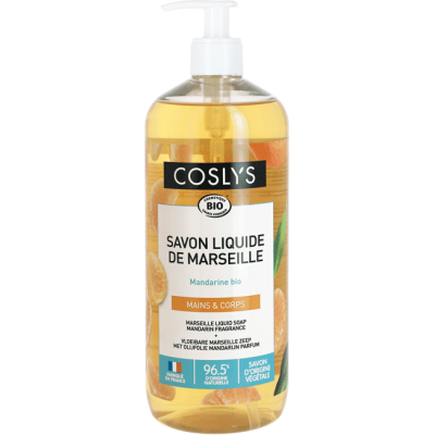 Savon liquide de Marseille mandarine | Savon COSLYS