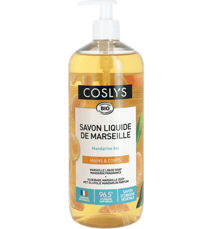 Savon liquide de Marseille mandarine 1L