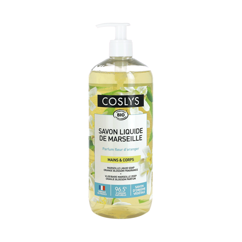 Savon liquide de Marseille fleur d'oranger 1L