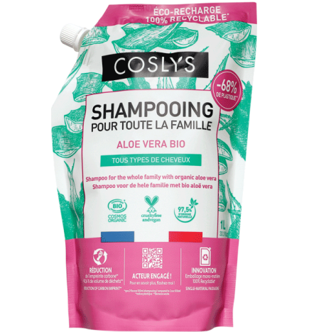 Eco-Refill Shampoo for the whole family with organic aloe vera  1L