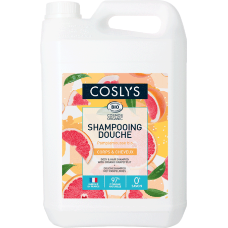 Body and hair shampoo with organic grapefruit 5L