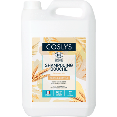 Shampoing douche aux céréales 1L Coslys