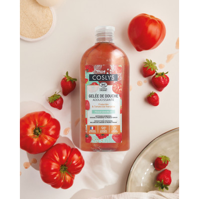 Gelée de douche adoucissante fraise tomate 250ml