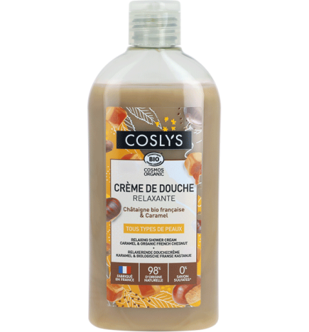 Crème de douche relaxante châtaigne caramel 250ml