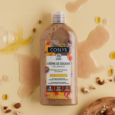 Crème de douche relaxante châtaigne caramel 250ml