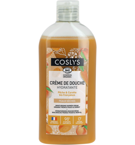 Shower cream moisturising with organic french peach and carrot 250ml