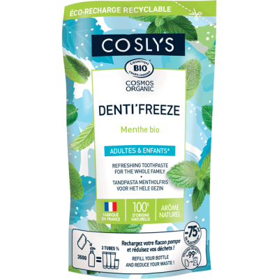 Eco-Refill Toothpaste to Share Denti'Freeze | Coslys toothpaste