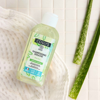 Body and hair shampoo with organic aloe vera 75ml