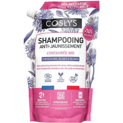 Eco-Refill Anti-Yellowing Shampoo | Gray hair, white and blonde coslys